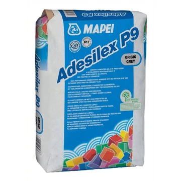 Mapei Adesilex P9, szürke, cementkötésű ragasztó - 25kg