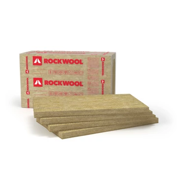 ROCKWOOL Fixrock - Homlokzati hőszigetelő lemez szerelt, hátul szellőztetett légréteges és légréteg nélküli falszerkezetekbe - 100x60x8 cm