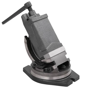 Kéttengelyes dönthető satu 100 mm