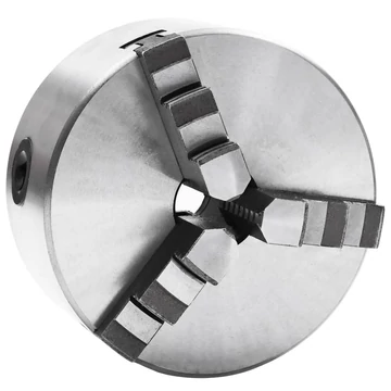3 szorítópofás önközpontosító acél esztergatokmány 125 mm