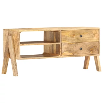 Tömör mangófa TV-szekrény 97 x 35 x 47 cm