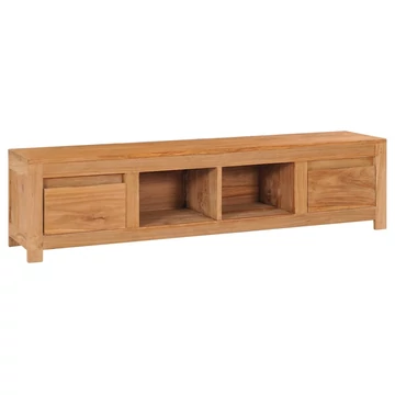 Tömör tíkfa TV-szekrény 115 x 30 x 35 cm