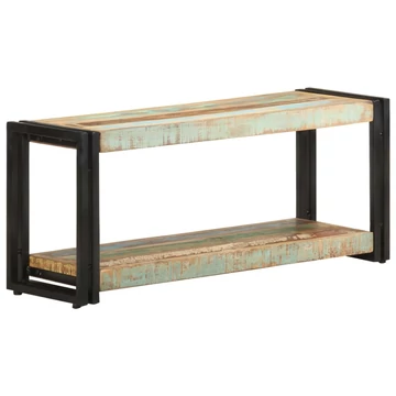 Tömör újrahasznosított fa TV-szekrény 90 x 30 x 40 cm