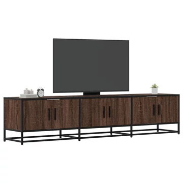 Barna tölgy színű szerelt fa TV-szekrény 180 x 35 x 41 cm