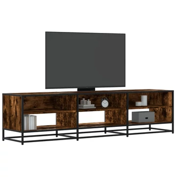 Füstös tölgy színű szerelt fa TV-szekrény 180 x 40 x 46 cm