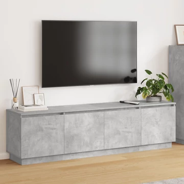 TV szekrény LED beton szürke 180x38x49 cm műgyanta