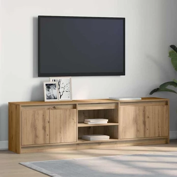 TV szekrény Barna 182 x 34 x 50 cm Műgyanta és forgácslap