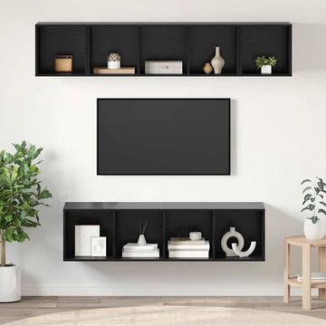TV szekrény garnitúra 4 pcs Musta tammi 37 x 37 x 142.5 cm