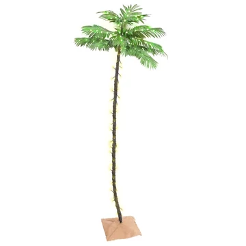LED-es pálmafa 192 meleg fehér LED-del 300 cm