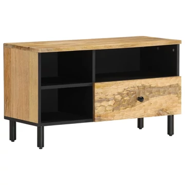 Tömör mangófa TV-szekrény 80 x 33 x 46 cm