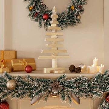 Tömör fenyő karácsonyfa dekorációnak 60 cm