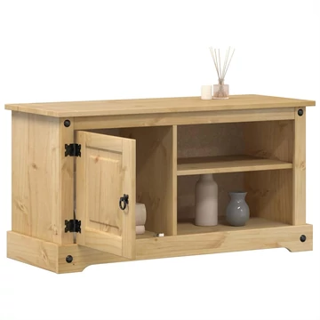 Corona tömör fenyőfa TV-szekrény 100 x 40 x 52 cm