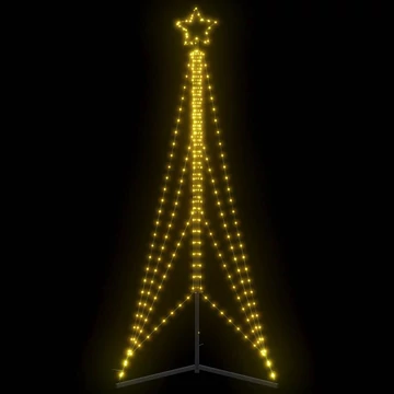 Meleg fehér LED karácsonyfa 483 LED 240 cm