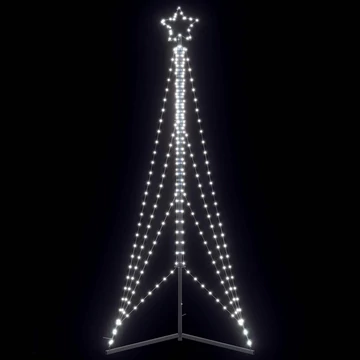 Hideg fehér LED karácsonyfa 483 LED 240 cm