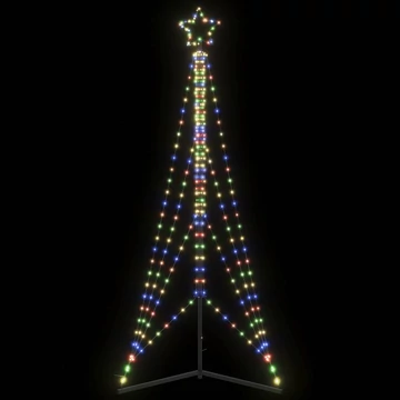 Színes LED karácsonyfa 483 LED 240 cm