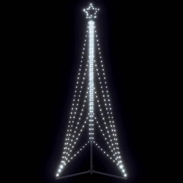 Hideg fehér LED karácsonyfa 525 LED 302 cm