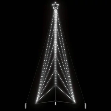 Hideg fehér LED karácsonyfa 861 LED 478 cm