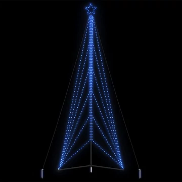 Kék LED karácsonyfa 861 LED 478 cm