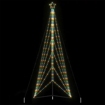 Színes LED karácsonyfa 861 LED 478 cm