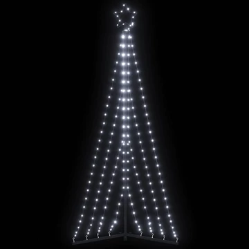 Hideg fehér LED karácsonyfa 339 LED 187 cm