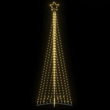 Meleg fehér LED karácsonyfa 495 LED 300,5 cm