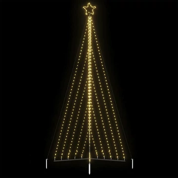 Meleg fehér LED karácsonyfa 570 LED 399 cm