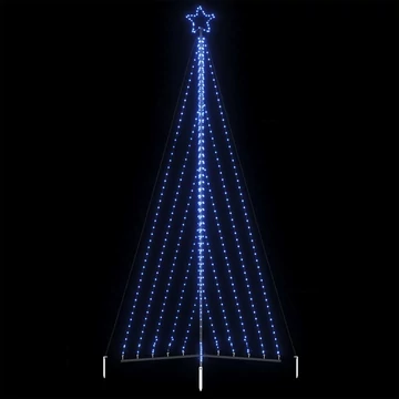 Kék karácsonyfa fénykúp 570 LED-del 399 cm