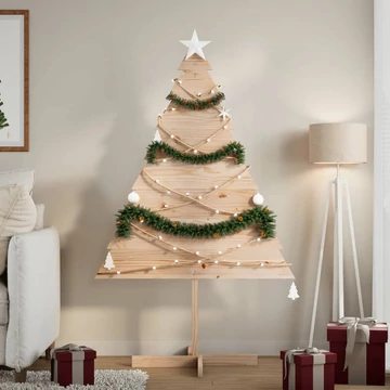 Tömör fa karácsonyfa-dekoráció 150 cm