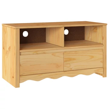 TV Szekrény "DRAMMEN" 99x43x55 cm Tömör Fenyő