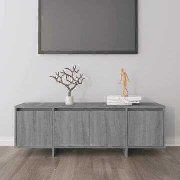 Szürke sonoma színű szerelt fa TV-szekrény 120x30x40,5 cm