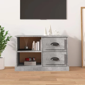 Betonszürke szerelt fa TV-szekrény 73x35,5x47,5 cm