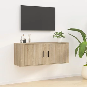 Sonoma tölgy fali TV-szekrény 100x34,5x40 cm