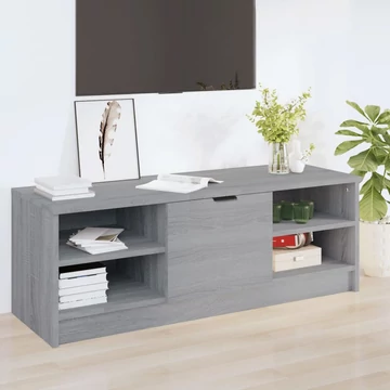 Szürke sonoma színű szerelt fa TV-szekrény 102 x 35,5 x 36,5 cm
