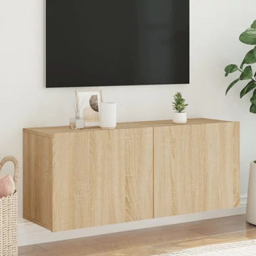 Sonoma tölgy színű fali TV-szekrény 100 x 30 x 41 cm