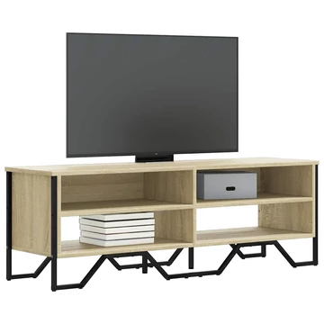 Sonoma tölgy színű szerelt fa TV-szekrény 122 x 34 x 41 cm