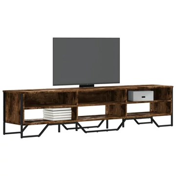 Füstös tölgy színű szerelt fa TV-szekrény 180 x 34 x 41 cm