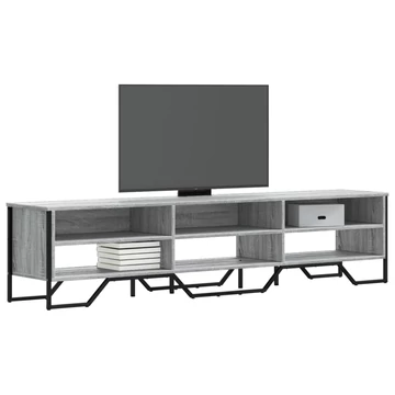 Szürke sonoma színű szerelt fa TV-szekrény 180 x 34 x 41 cm