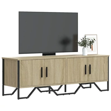 Sonoma tölgy színű szerelt fa TV-szekrény 122 x 34 x 41 cm