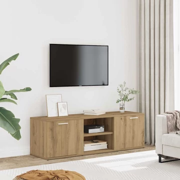 TV szekrény Artisan tölgy 120x34x37 cm Műanyag fa