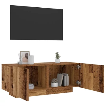 Antik hatású szerelt fa TV-szekrény 100 x 35 x 40 cm