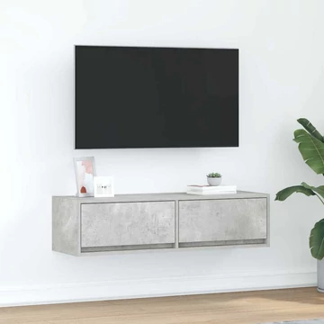 TV Szekrény Betongrey 100x31x25,5 cm Szerelt Fa