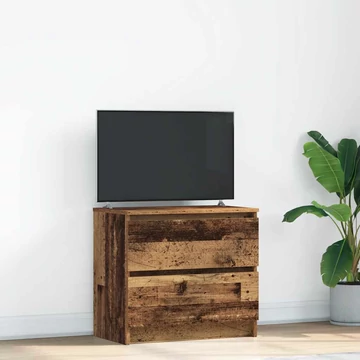 Antik hatású szerelt fa TV-szekrény 60x35x54 cm