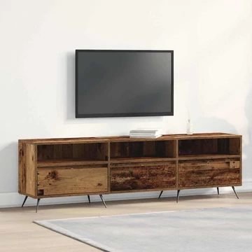 TV szekrény Régi Fa 150x30x44,5 cm Műgyanta