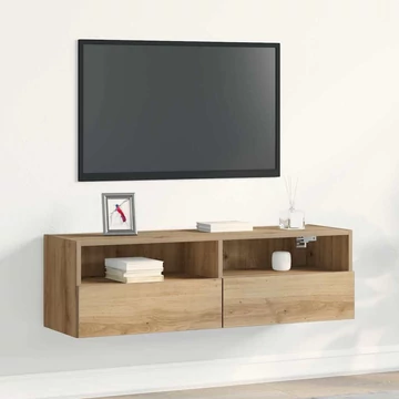 TV Fali Szekrény Artisan Tölgy 100x30x30 cm Mérnöki Fa