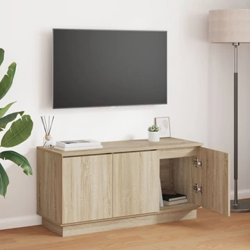 TV szekrény Sonoma tölgy 100x38x49 cm Mérnöki fa