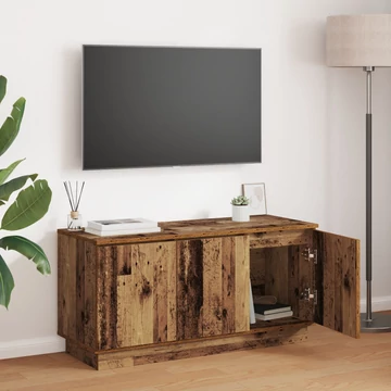 TV Szekrény Régi Fa 100x38x49 cm Szerelt Fa