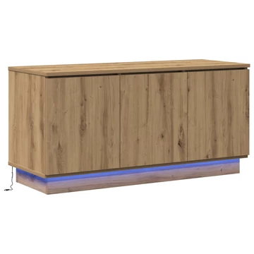 TV Szekrény Tölgyfa 100x38x49 cm Szerelt Fa