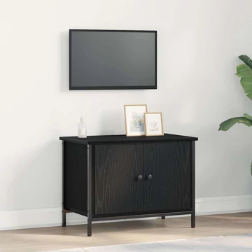 Fekete tölgy TV állvány Fekete tölgy Szerelt fa 60 x 35 x 45 cm
