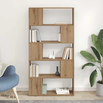 TV Állvány Mesteri Tölgy Lapraszerelt fa 80 x 24 x 155 cm