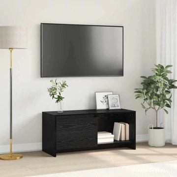 TV állvány Musta tammi Faanyag